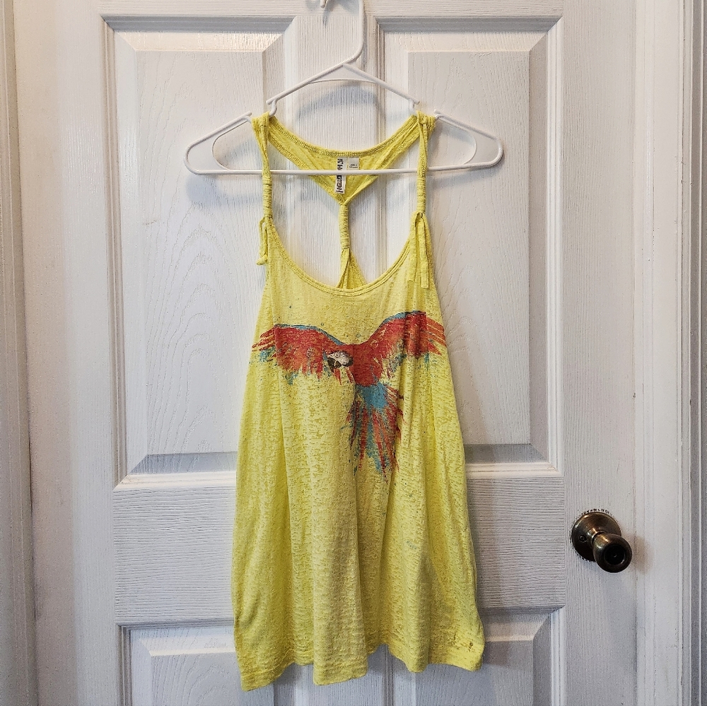 hangten graphic tank top coverup